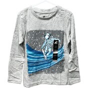 Wholesale - BOYS SIZE 4-7 LONG SLEEVE SKATE BOARD ASTRONAUNT T-SHIRT C/P 24